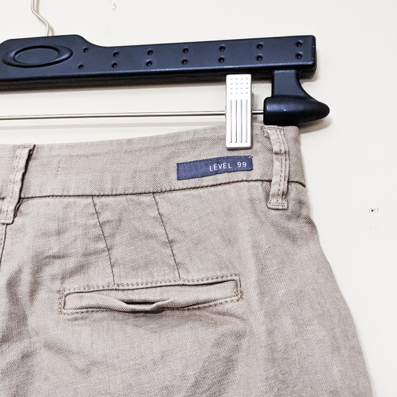 Anthro Level 99 linen blend shorts - Picture 3 of 5